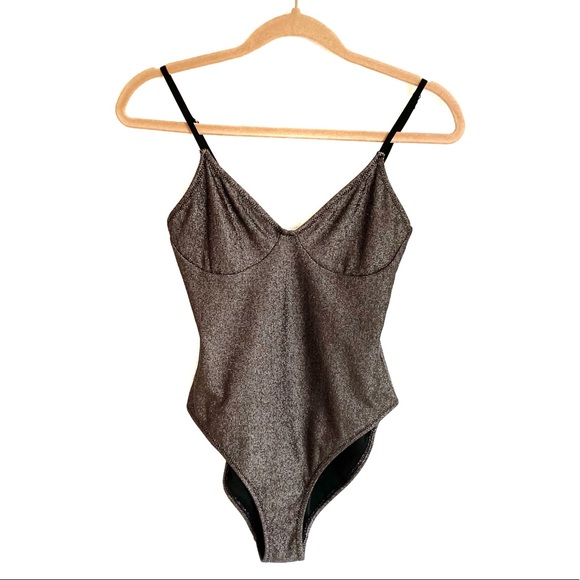 Topshop Tops - ✨Topshop✨ Disco Ball Bodysuit Size 6 NWOT